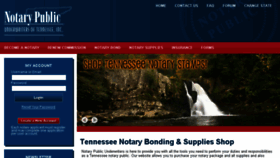 What Tennessee.notarypublicunderwriters.com website looked like in 2016 (8 years ago)