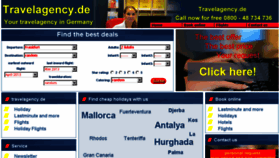 What Travelagency.de website looked like in 2016 (8 years ago)