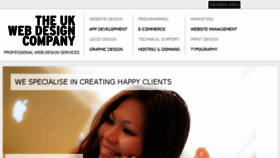 What Theukwebdesigncompany.com website looked like in 2016 (8 years ago)