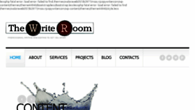 What Thewriteroom.com website looked like in 2016 (8 years ago)