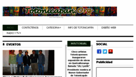 What Totonicapan.org website looked like in 2016 (8 years ago)