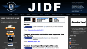 What Thejidf.com website looked like in 2016 (8 years ago)