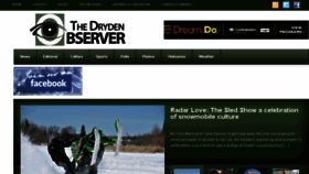 What Thedrydenobserver.ca website looked like in 2016 (8 years ago)