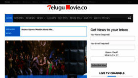What Telugumovie.co website looked like in 2016 (8 years ago)