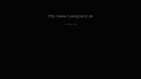 What Tuaregband.com website looked like in 2016 (8 years ago)