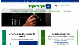 What Tapervaper.com website looked like in 2016 (8 years ago)