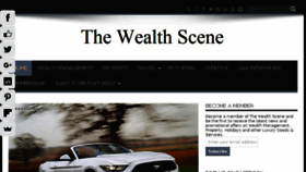What Thewealthscene.com website looked like in 2016 (8 years ago)
