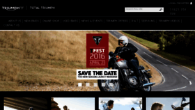 What Totaltriumph.co.uk website looked like in 2016 (8 years ago)