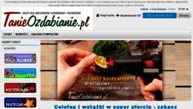 What Tanieozdabianie.pl website looked like in 2016 (8 years ago)