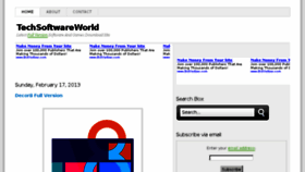 What Techsoftwareworld.blogspot.com website looked like in 2016 (8 years ago)