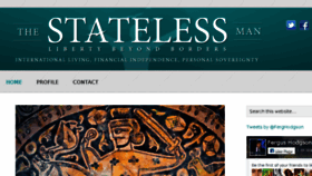 What Thestatelessman.com website looked like in 2016 (8 years ago)