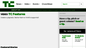 What Techcrunch50.com website looked like in 2016 (8 years ago)