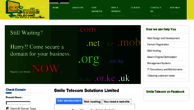 What Telecomsmile.com website looked like in 2016 (8 years ago)