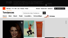 What Tendance-sante.fr website looked like in 2016 (8 years ago)