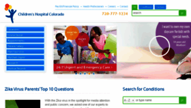 What Thechildrenshospital.org website looked like in 2016 (8 years ago)