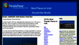 What Thereareplaces.com website looked like in 2016 (8 years ago)
