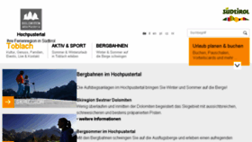 What Toblach.it website looked like in 2016 (8 years ago)