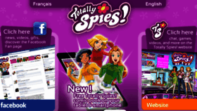 What Totallyspies.com website looked like in 2016 (8 years ago)
