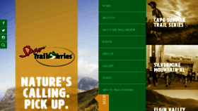 What Trailseries.co.za website looked like in 2016 (8 years ago)