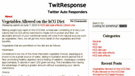 What Twitresponse.com website looked like in 2016 (8 years ago)