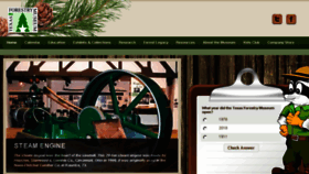 What Texasforestrymuseum.com website looked like in 2016 (8 years ago)