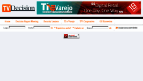 What Tvdecision.com.br website looked like in 2016 (8 years ago)