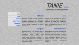 What Tanie-cnc.pl website looked like in 2016 (8 years ago)