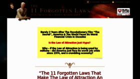 What The11forgottenlaws.com website looked like in 2016 (8 years ago)