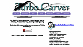 What Turbocarver.com website looked like in 2016 (8 years ago)