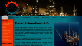 What Thrustautomation.com website looked like in 2016 (8 years ago)