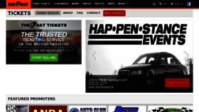 What Tickets.thefoat.com website looked like in 2016 (8 years ago)