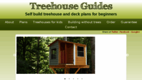 What Treehouseguides.com website looked like in 2016 (8 years ago)