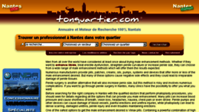 What Tonquartier.com website looked like in 2016 (8 years ago)