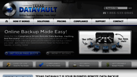 What Texasdatavault.com website looked like in 2016 (8 years ago)