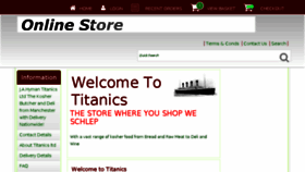 What Titanics.co.uk website looked like in 2016 (8 years ago)