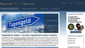 What Tagesgeldzins-vergleich.net website looked like in 2016 (8 years ago)