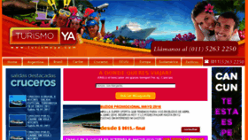 What Turismoya.com website looked like in 2016 (8 years ago)