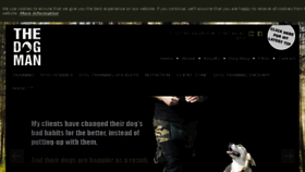 What Thedogman.co.uk website looked like in 2016 (8 years ago)