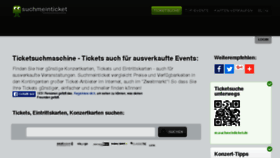 What Ticketsuche.at website looked like in 2016 (8 years ago)