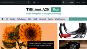 What Theageshop.com.au website looked like in 2016 (8 years ago)