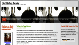 What Testkitchentuesday.com website looked like in 2016 (8 years ago)