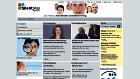 What Talentplus.de website looked like in 2016 (8 years ago)