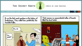 What Thesecretknots.com website looked like in 2016 (8 years ago)