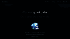What Thesparklabs.com website looked like in 2016 (8 years ago)