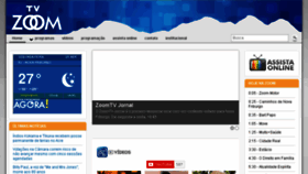 What Tvzoom.com.br website looked like in 2016 (8 years ago)