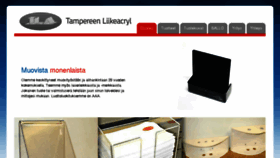 What Tampereenliikeacryl.fi website looked like in 2016 (8 years ago)
