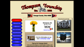 What Thompsonohio.org website looked like in 2016 (7 years ago)