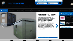 What Techinter.fr website looked like in 2016 (8 years ago)