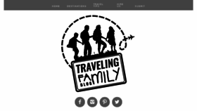 What Travelingfamilyblog.com website looked like in 2016 (8 years ago)