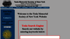 What Teslasociety.com website looked like in 2016 (8 years ago)